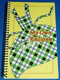"My Own Recipes" - A Make Your Own Cookbook Kit (Apron Design)