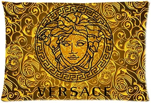 Custom Versace Decorative Cotton Zippered Pillow Cases 20x30 (Twin sides)
