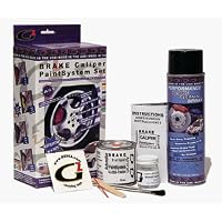 High Temperature High Gloss Self Leveling Brush On Red G2 Brake Caliper Paint System Kit
