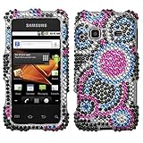 Rhinestones Protector Case for Samsung Galaxy Prevail M820, Bubbles Full Di ....