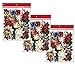 Christmas Holiday Peel & Stick Multi-Color Medium Size Decorating Bows, 36 Count