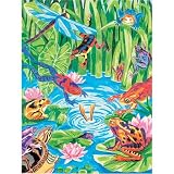 Eigenschaften Dimensions / Froschteich Frog Pond Malen nach Zahlen mit Buntstifte