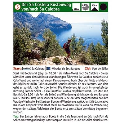 Wanderkarte Mallorca Serra Traumuntana