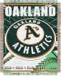 Oakland Athletics Focus Series Throw Blanket - MLB Baseball Fan Shop Sports Team Merchandise