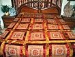 Velvet Mirror Embroidery Sari Tapestry Bedspread Coverlet Throw