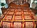 Velvet Mirror Embroidery Sari Tapestry Bedspread Coverlet Throw