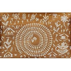 Original Art of India Warli Paintings Decor (warli100)