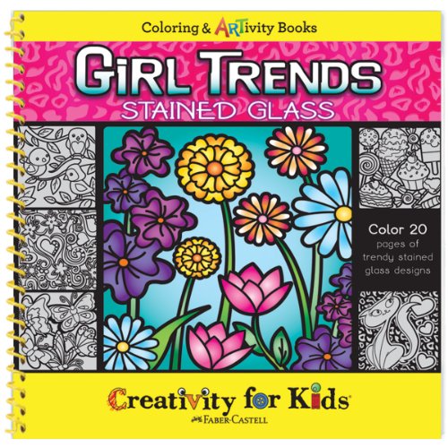Faber-Castell Creativity for Kids Girl Trends Stained Glass Arts & Crafts