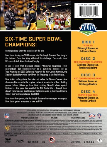 NFL Pittsburgh Steelers: Road to XLIII