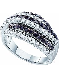0.99ctw Black Diamond Fashion Band 14K White Gold