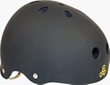 TRIPLE 8 BRAINSAVER HELMET BLACK RUBBER SM