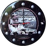 Racing Reflections Dale Earnhardt Nostalgic Button Tin Clock