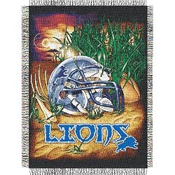 Detroit Lions NFL Woven Tapestry Throw (Home Field Advantage) (48x60")"