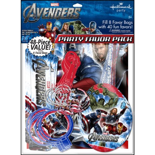 Avengers Party Favors - Avengers Favor Value Pack (Makes 8 Goody Bags!) - Marvel Super Hero Party Favors