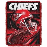 NFL Kansas City Chiefs 48-Inch-by-60-Inch Jacquard Acrylic Throw