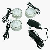 Westek 2XP30KC 0-Watt Xenon Accent Light Kit, 3-Pack, Nickel