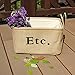Vintage Eco-friendly Jute Linen Square Storage Bin for Organizing Toys Clothing Books Gift Baskets (Small 11.8