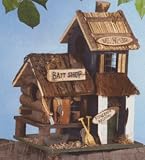Lawn Ornaments Outdoor Wooden Birdhouses Bait Shop Birdhouse