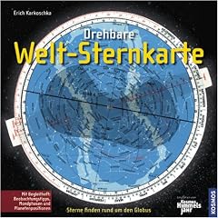 Drehbare Welt-Sternkarte: Sterne finden rund um den Globus
