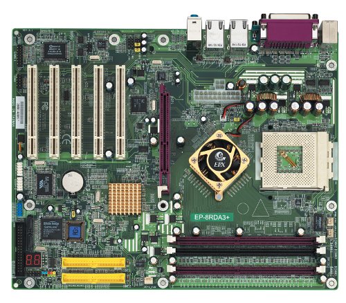 EPoX EP-8RDA3+Pro Mainboard NVIDIA nForce 2 Ultra 400+G-MCP / Sockel 754 / 400MHz / ATX