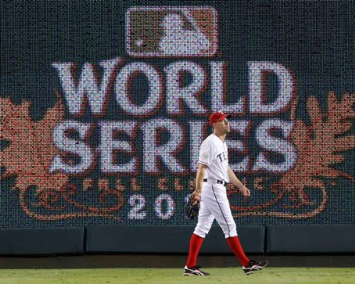 David Murphy, Texas Rangers, World Series Game 4, 10/23/2011