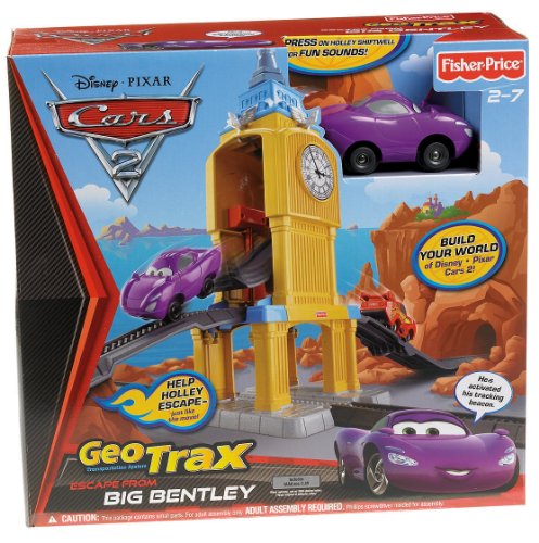 Fisher Price Geotrax Disney Pixar Cars 2 Escape From Big