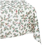 Lenox Golden Holiday 60-inch by 120-inch Oblong / Rectangle Tablecloth