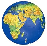 27 Inch Inflatable Topographical Globe
