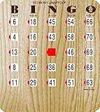 Economy Jam Proof Bingo Shutter Card, 25 Count