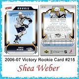 Victory Nashville Predators 2006-07 Shea Weber Rookie Card