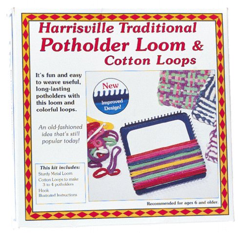 Childrens Toyshop  Toys : Potholder Loom With Cotton Loops