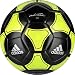 adidas adiPURE Glider Soccer Ball (Black, Electricity, 5)