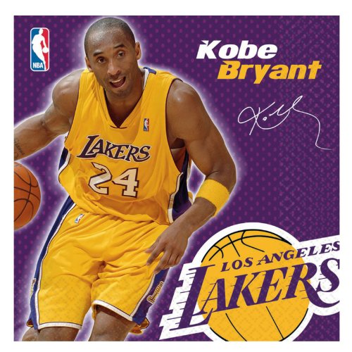 Los Angeles Lakers Kobe Bryant Basketball - Lunch Napkins