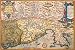 Art Poster, Map of Southern Europe - 27.5 x 18.75