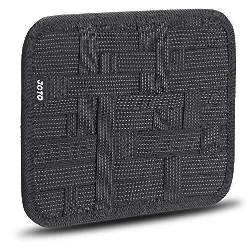 Electronics Organizer, JOTO Travel Gear Management Organize Case for Electronics Accessories Tools Hard Drive Memory Card Flash Drive Cables Charger Cosmetics Brush Personal Care Kit - Small (Black)