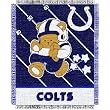 Indianapolis Colts NFL Triple Woven Jacquard Throw (Baby Series) (36x46")"