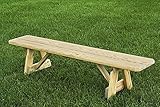 Pressure Treated Pine 42" Traditional Picnic Bench Amish Made USA- Unfinished