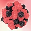 Gummy Black and Red Raspberries