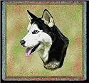 Siberian Husky Lap Square - 53 x 53 Blanket/Throw