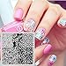 NICOLE DIARY Nail Art Stamp Template Flower Image Stamping Plate NDP-105