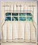 Adirondack Kitchen Curtain - Swag pair - Ecru/Toast