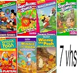 disney's sing along songs pack 7 : Mickey's Christmas Carol , Disney's Sing Along Songs - The Lion King Circle of Life, Mickey & Beanstalk, Disney Sing Along Songs: Bare Necessities, Winnie the Pooh: Cowboy Pooh, The New Adventures of Winnie the Pooh, Vol. 10: Pooh to the Rescue (1988), Winnie the Pooh and the Blustery Day,