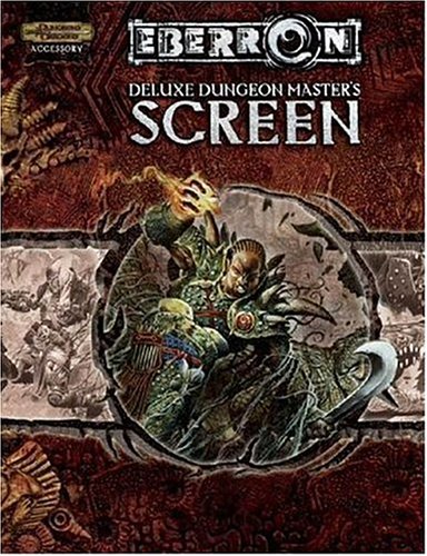 Deluxe Eberron Dungeon Master's Screen (Dungeons & Dragons d20 3.5 Fantasy Roleplaying, Eberron Accessories), by Christopher Perkins