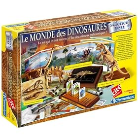 Clementoni - 62744 - Jeu Educatif - Scientifique - Le Monde Des Dinosaures