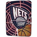 Nets Northwest NBA Royal Plush Raschel Blanket
