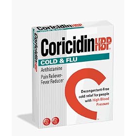 Coricidin Hbp Cold & Flu tab 12 Ea