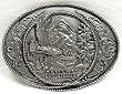 Canada Scenic Non-Color Pewter Belt Buckle