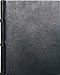 Toccata Black Leather Hand-trimmed, Deckled Edge Journal