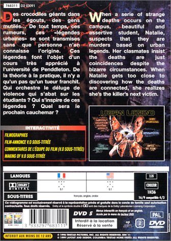 Urban Legend [DVD] [Import]