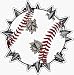 Spiked Baseball Car Magnet